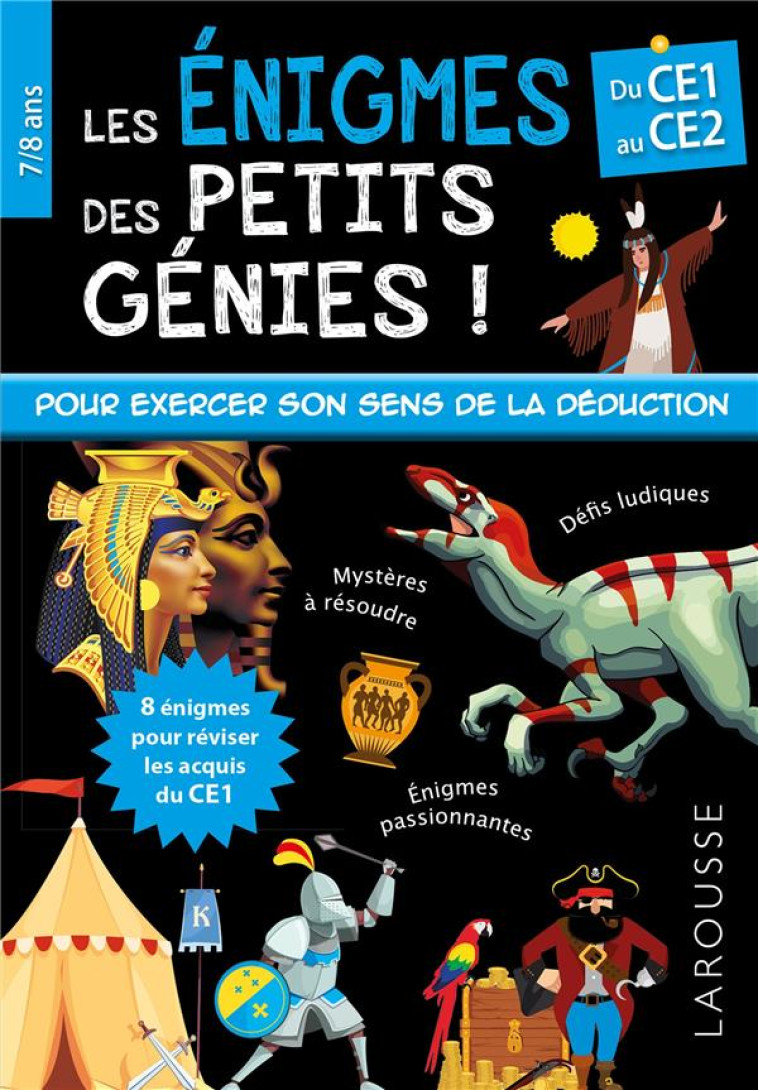 LES ENIGMES DES PETITS GENIES CE1-CE2 - VIARDS STEPHANIE - LAROUSSE