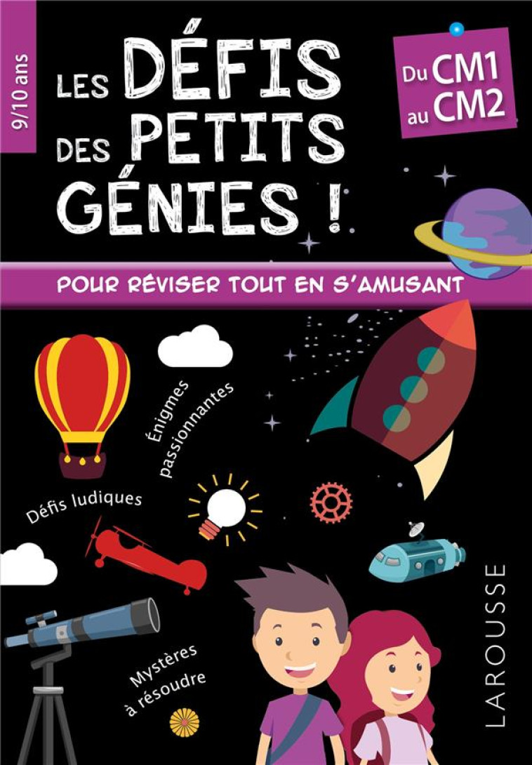 LES DEFIS  DES PETITS GENIES, DU CM1 AU CM2 - LEGLISE/CRETON - LAROUSSE