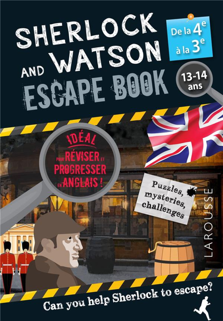 SHERLOCK ESCAPE BOOK SPECIAL 4E/3E - SAINT-MARTIN GILLES - LAROUSSE