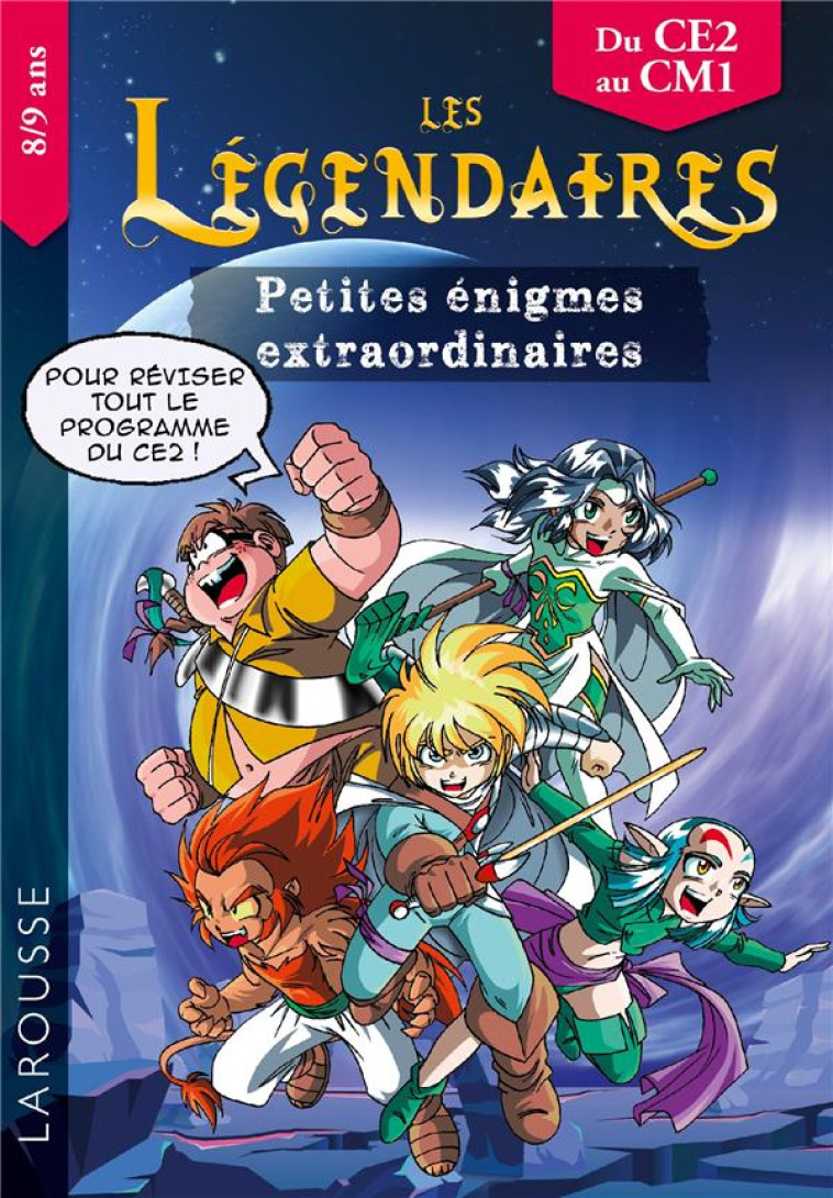 LES PETITES ENIGMES DES LEGENDAIRES CE2-CM1 - MEYER AURORE - LAROUSSE