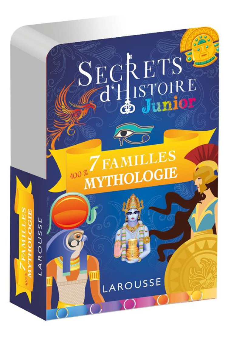 SECRETS D-HISTOIRE JUNIOR - JEU DES 7 FAMILLES, SPECIAL MYTHOLOGIE, ET QUI SUIS-JE ? - COLLECTIF - NC