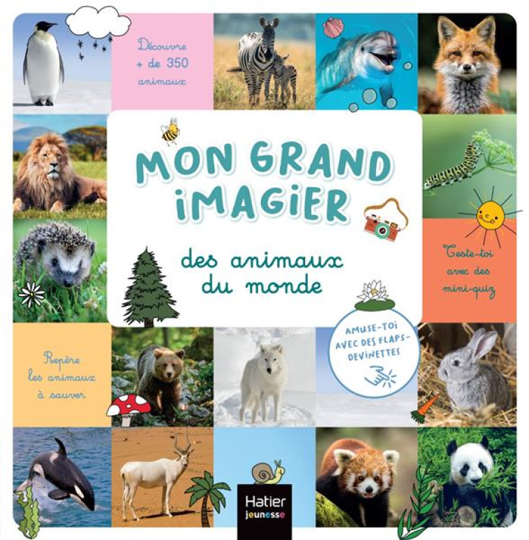 MON GRAND IMAGIER DES ANIMAUX DU MONDE DES 2 ANS - COLLECTIF - HATIER SCOLAIRE