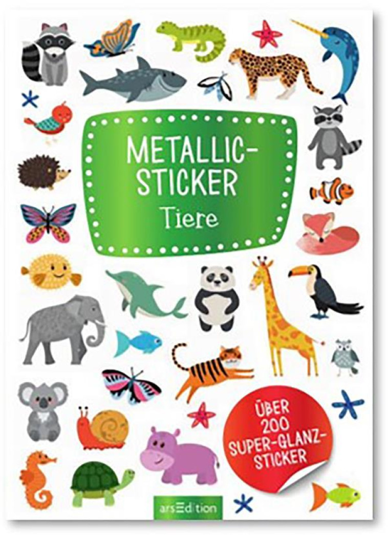 AUTOCOLLANTS METALLIQUES LES ANIMAUX - XXX - NC