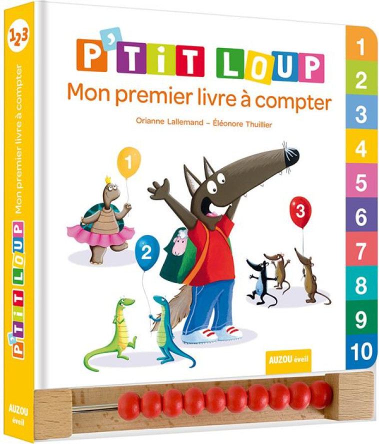 P-TIT LOUP - MON PREMIER LIVRE A COMPTER - LALLEMAND/THUILLIER - PHILIPPE AUZOU