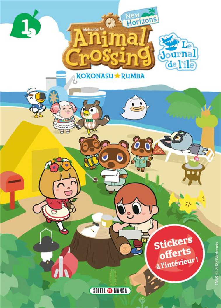 ANIMAL CROSSING : NEW HORIZONS - LE JOURNAL DE L-ILE T01 - RUMBA/NINTENDO - Soleil Productions