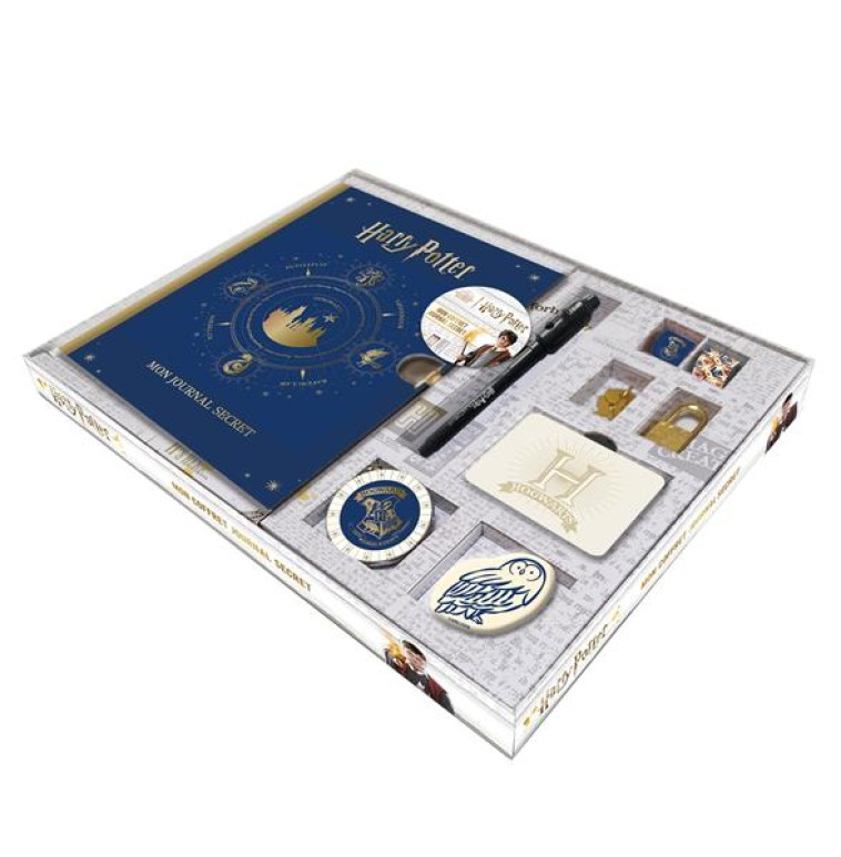 HARRY POTTER - MON COFFRET JOURNAL INTIME - PLAYBAC EDITIONS - NC