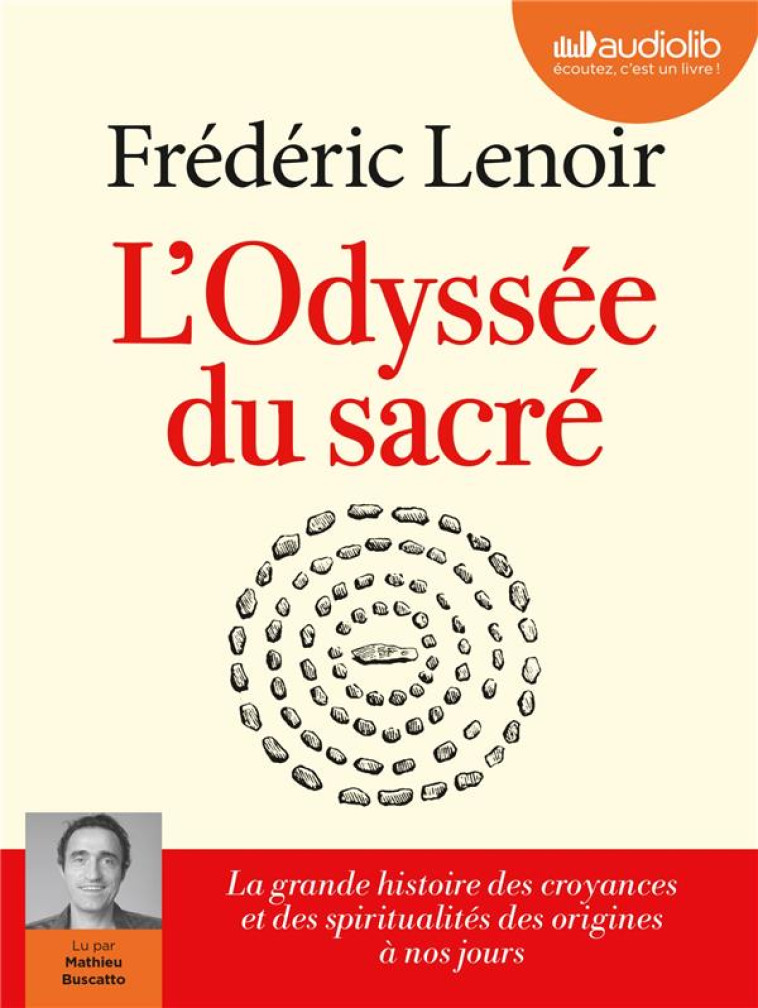 L'ODYSSEE DU SACRE - LA GRANDE HISTOIRE DES CROYANCES ET DES SPIRITUALITES DES ORIGINES A NOS JOURS - LENOIR, FREDERIC - AUDIOLIB