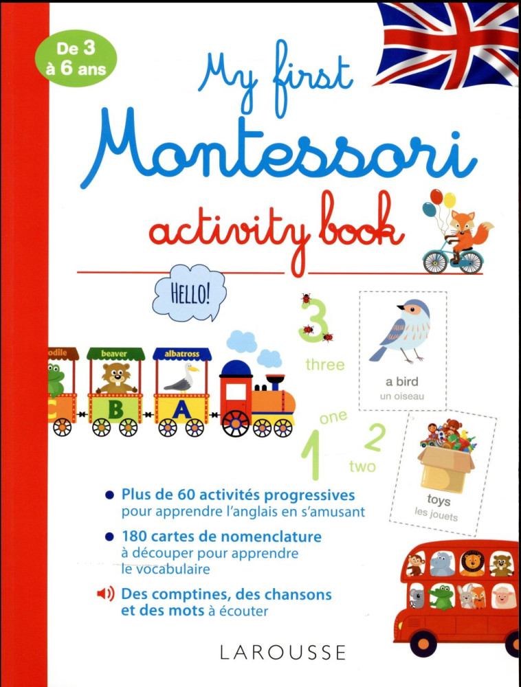 MY FIRST MONTESSORI ACTIVITY BOOK - BARUSSEAU LYDIE - Larousse