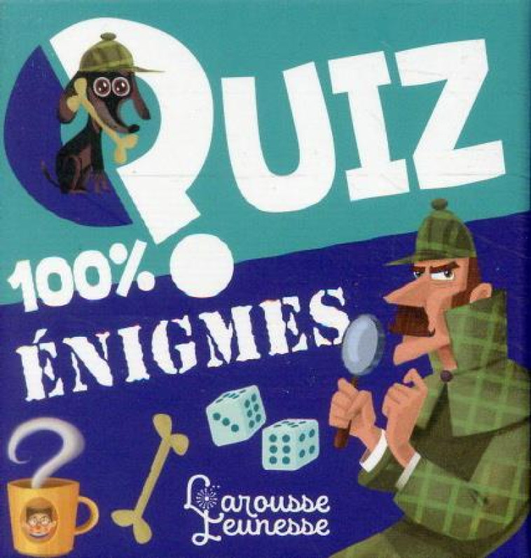 LE QUIZ 100% ENIGMES - COLLECTIF/GUERLAIS - LAROUSSE