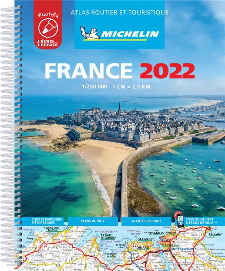 ATLAS FRANCE - ATLAS ROUTIER FRANCE PLASTIFIE 2022 - XXX - MICHELIN