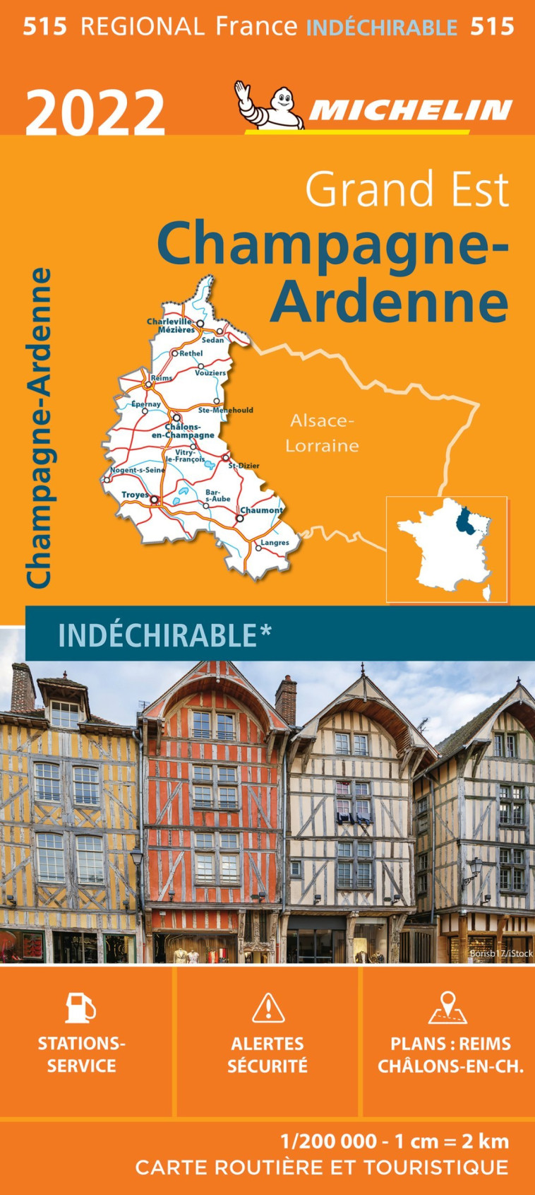 CARTE RÉGIONALE CHAMPAGNE-ARDENNE 2022 - XXX - MICHELIN