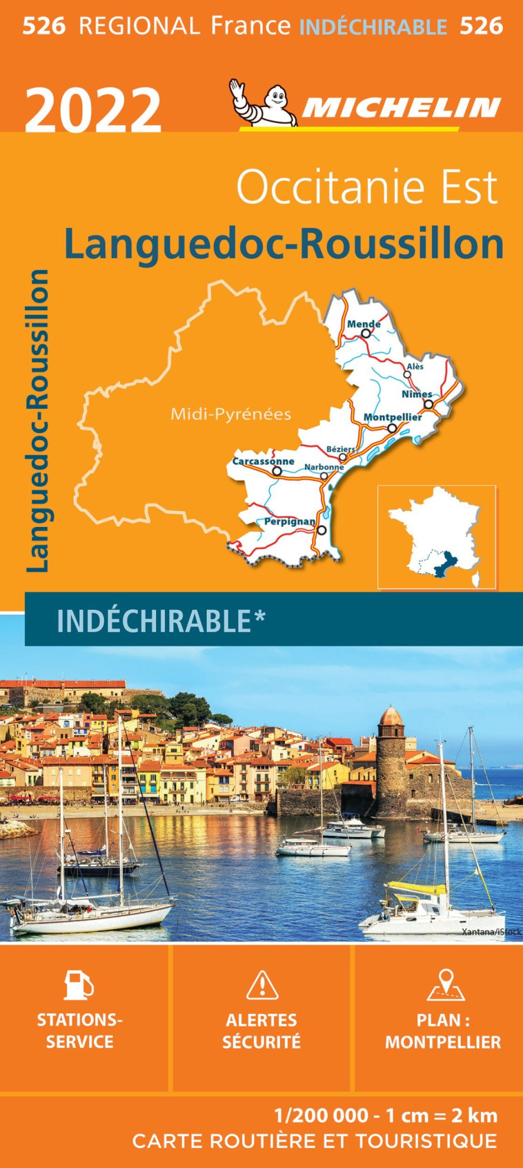 CARTE RÉGIONALE LANGUEDOC-ROUSSILLON 2022 - XXX - MICHELIN