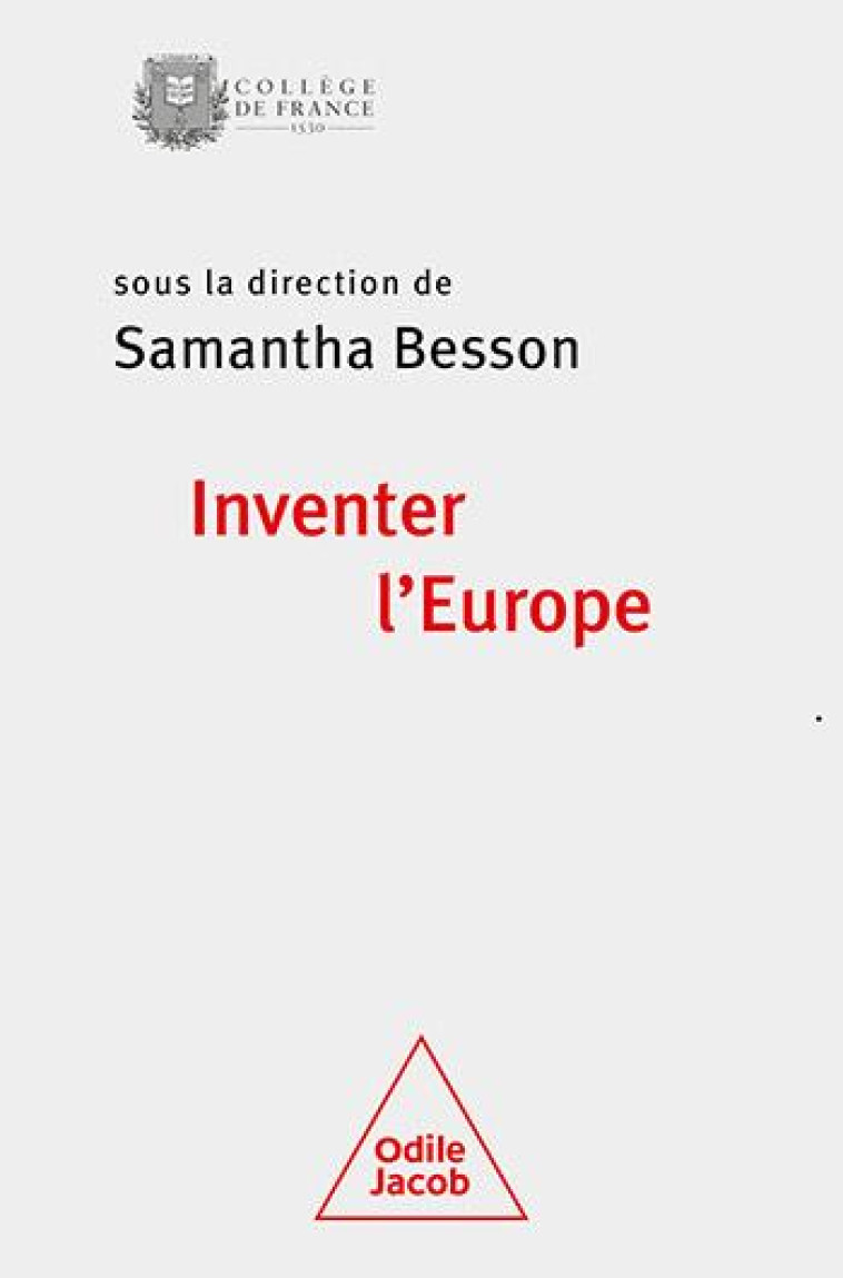 INVENTER L-EUROPE - COLLOQUE DE RENTREE DU COLLEGE DE FRANCE 2021 - BESSON SAMANTHA - JACOB