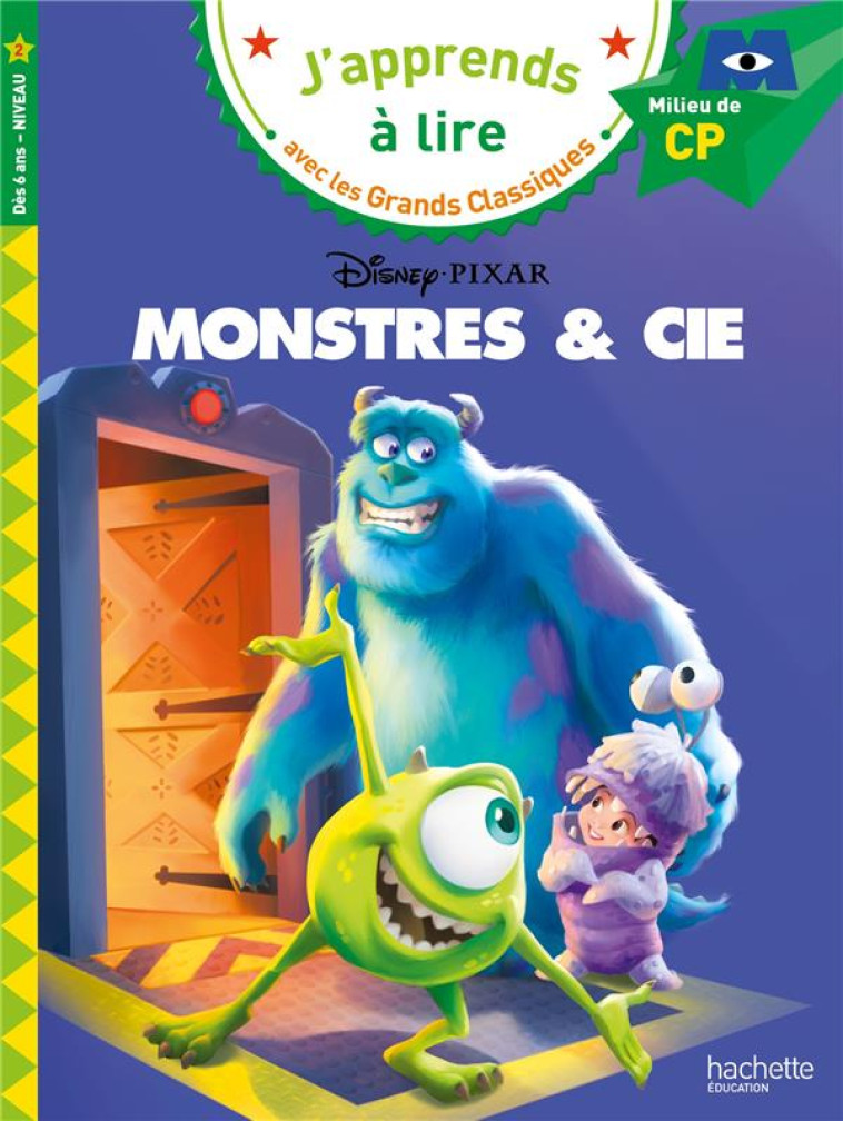 DISNEY - MONSTRES ET CIE - CP NIVEAU 2 - ALBERTIN ISABELLE - HACHETTE