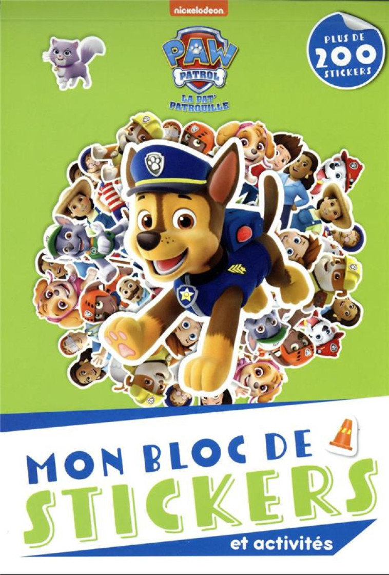 PAT- PATROUILLE - MON BLOC DE STICKERS ET ACTIVITES - XXX - HACHETTE