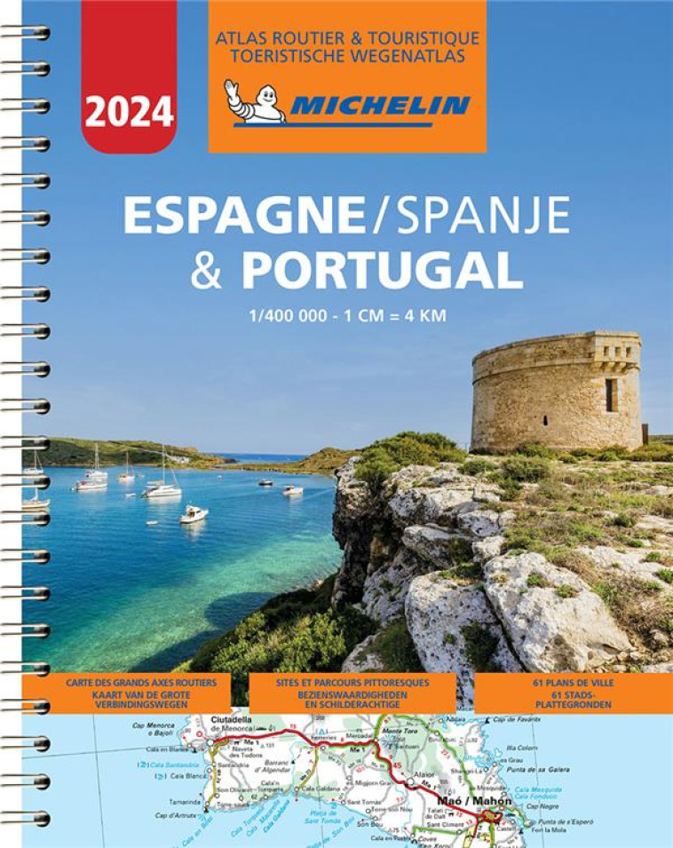 ATLAS EUROPE - ESPAGNE & PORTUGAL 2024 - ATLAS ROUTIER ET TOURISTIQUE - XXX - MICHELIN