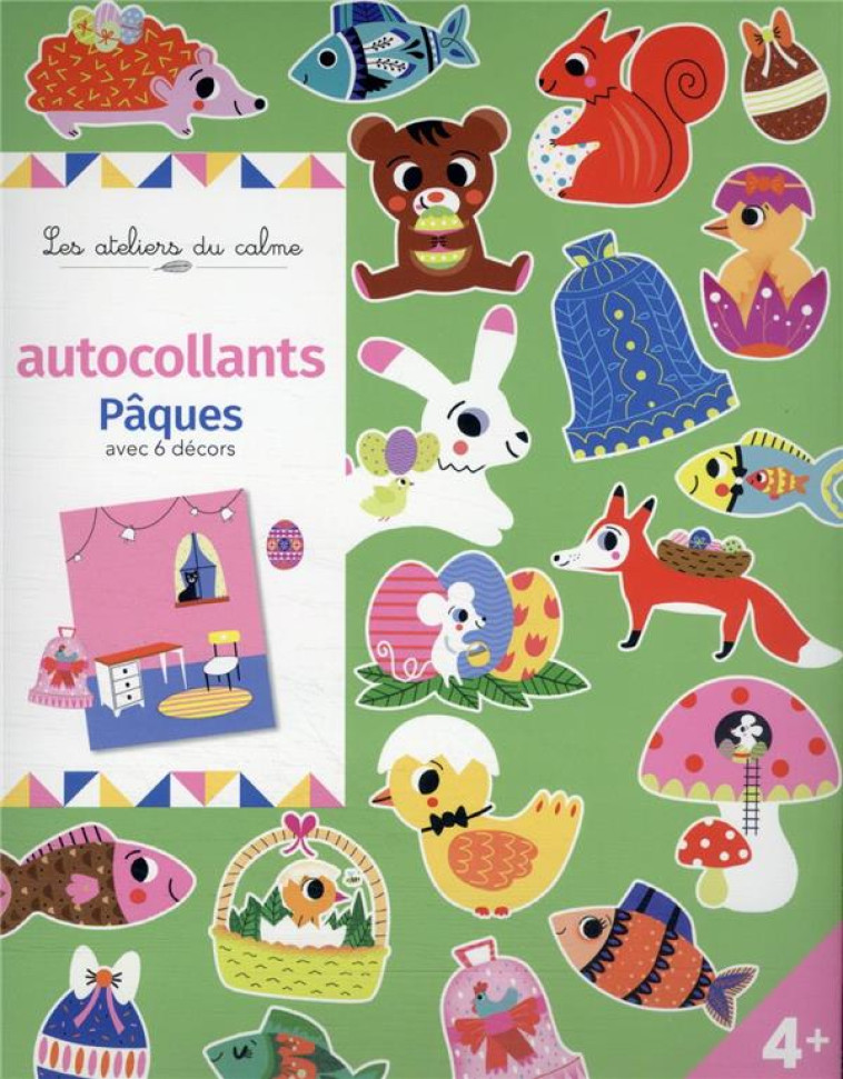 AUTOCOLLANTS PAQUES AVEC 6 DECORS - ANDREACCHIO SARAH - NC