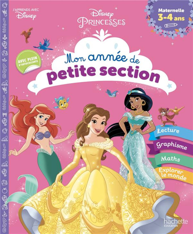 DISNEY - PRINCESSES - MON ANNEE DE PETITE SECTION (3-4 ANS) - COLLECTIF - HACHETTE