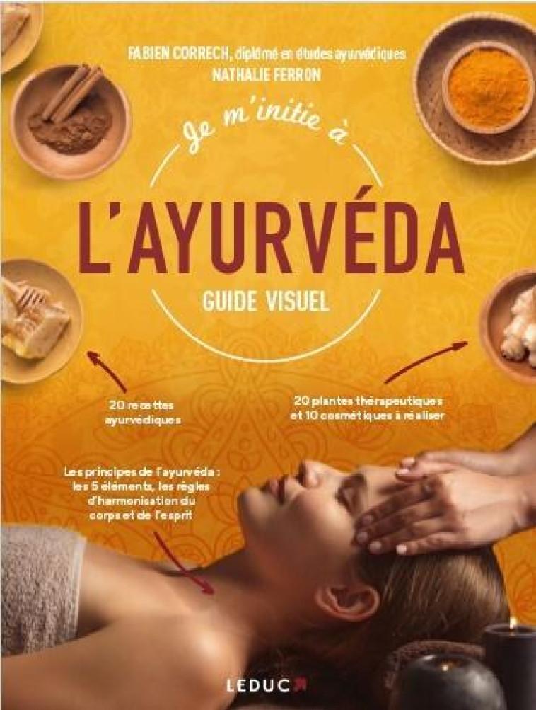 JE M-INITIE A L-AYURVEDA - GUIDE VISUEL - CORRECH/FERRON - QUOTIDIEN MALIN