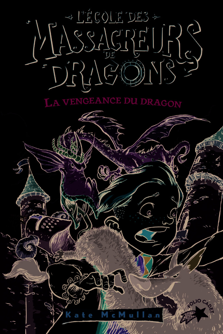 L-ECOLE DES MASSACREURS DE DRAGONS - T02 - LA VENGEANCE DU DRAGON - KATE MCMULLAN, Bill Basso, Vanessa Rubio-Barreau - GALLIMARD JEUNE