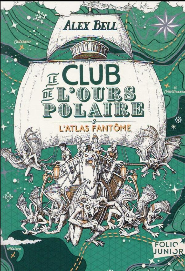 LE CLUB DE L-OURS POLAIRE - VOL03 - L-ATLAS FANTOME - BELL/TOMIC - GALLIMARD