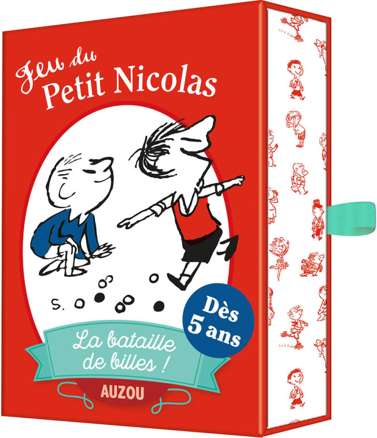 LE PETIT NICOLAS - JEUX DE CARTES - JEU DU PETIT NICOLAS - LA BATAILLE DE BILLES - Nathalie COET - AUZOU