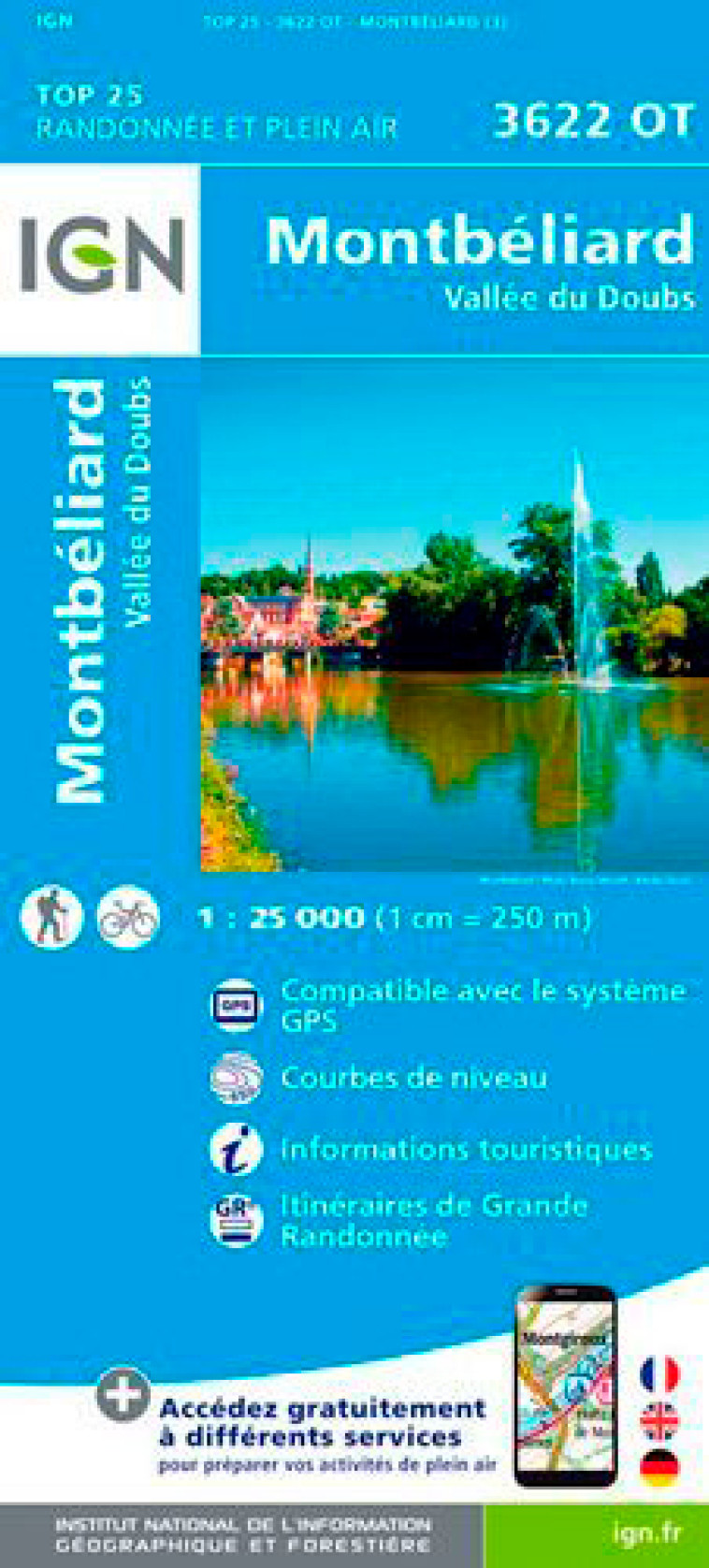 3622OT MONTBELIARD/VALLEE DU DOUBS - XXX - IGN