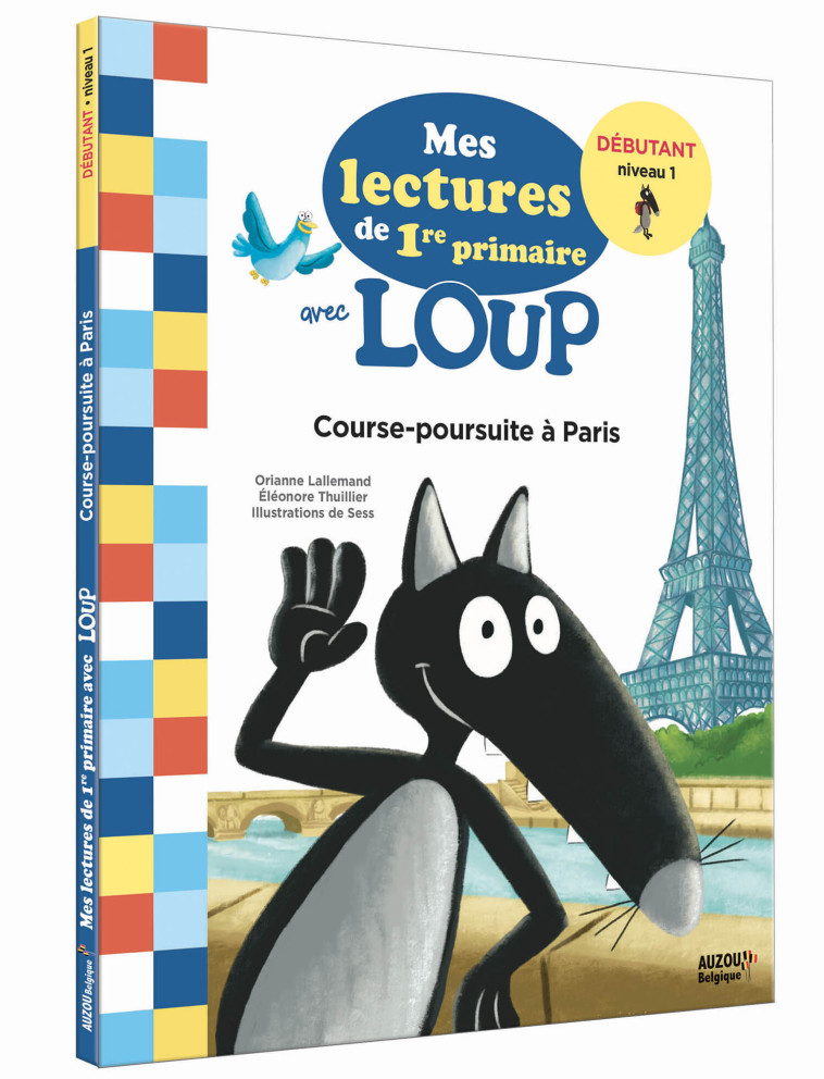 MES LECTURES DE 1RE PRIMAIRE AVEC LOUP - MES LECTURES DE 1RE PRIMAIRE AVEC LOUP - COURSE-POURSUITE A - Orianne Lallemand - AUZOU