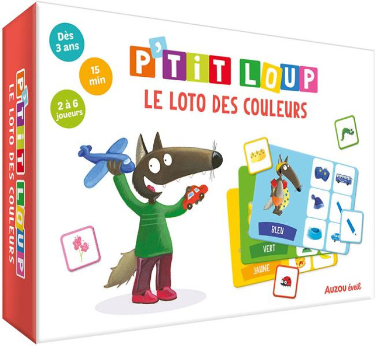 P-TITS JEUX - P-TIT LOUP - LE LOTO DES COULEURS - LALLEMAND/THUILLIER - NC