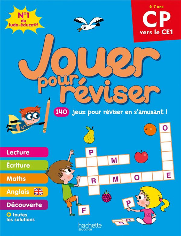 JOUER POUR REVISER - DU CP AU CE1 - CAHIER DE VACANCES 2023 - MOSCA/COLLECTIF - HACHETTE