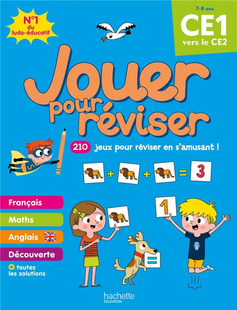 JOUER POUR REVISER - DU CE1 AU CE2 - CAHIER DE VACANCES 2023 - COLLECTIF/MORIZE - HACHETTE