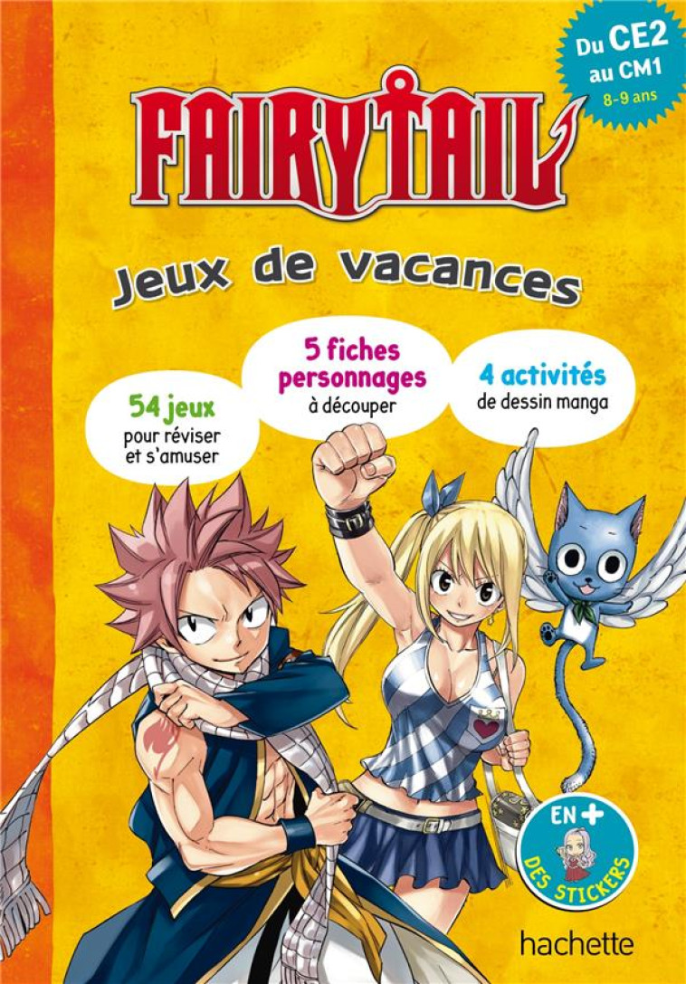 FAIRY TAIL - JEUX DE VACANCES - DU CE2 AU CM1 - DI VITO ADELINE - HACHETTE