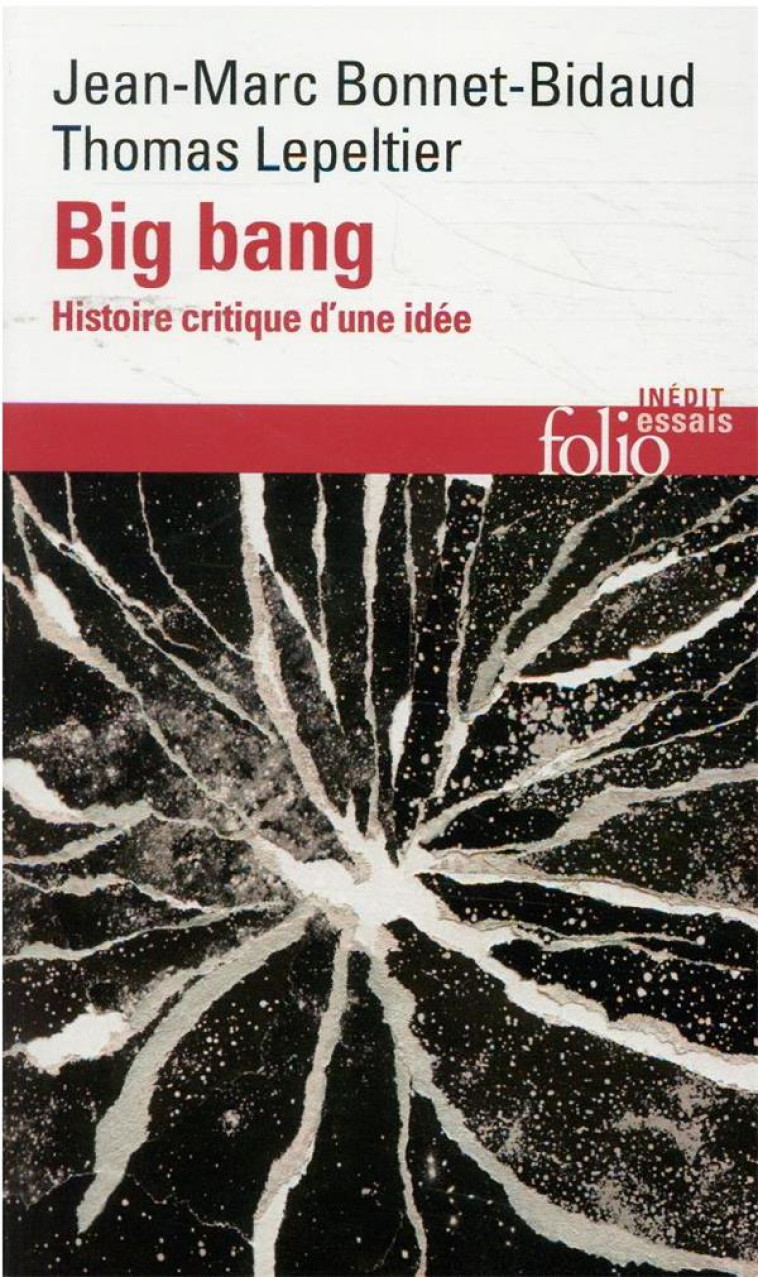 BIG BANG - HISTOIRE CRITIQUE D-UNE IDEE - LEPELTIER - GALLIMARD