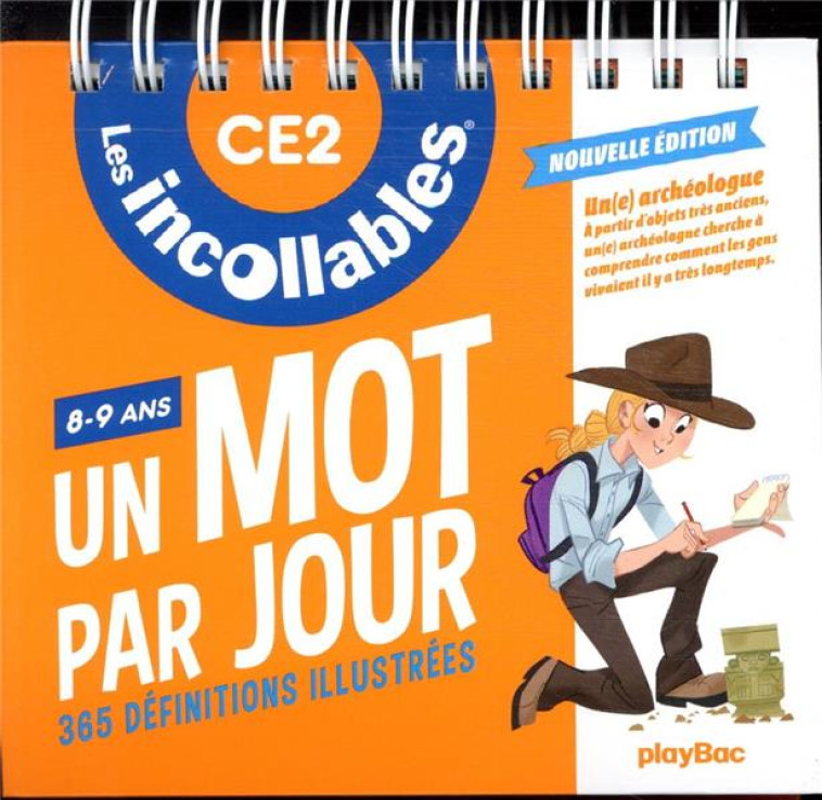 LES INCOLLABLES - UN MOT PAR JOUR - CE2 8/9 ANS - EDITION 2021 - XXX - PRISMA