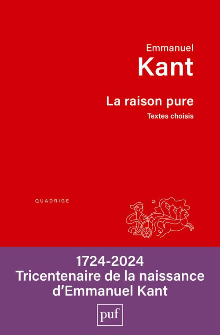 LA RAISON PURE - KANT EMMANUEL - PUF