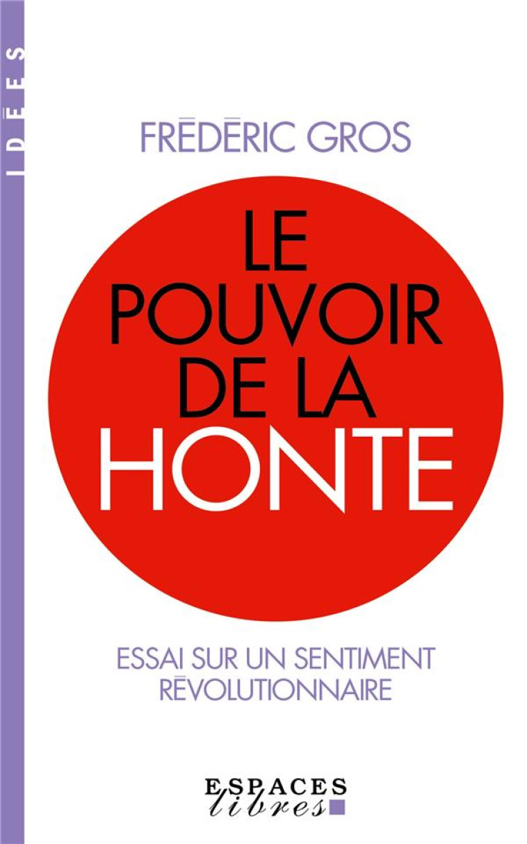 LE POUVOIR DE LA HONTE (ESPACES LIBRES - IDEES) - GROS FREDERIC - ALBIN MICHEL