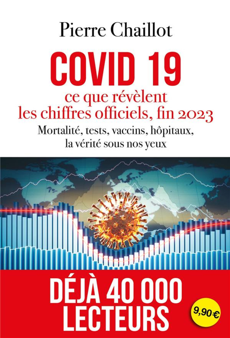 COVID 19, CE QUE REVELENT LES CHIFFRES OFFICIELS FIN 2023 - MORTALITE, TESTS, VACCINS, HOPITAUX, LA - CHAILLOT PIERRE - EDITIONS DU TOUCAN