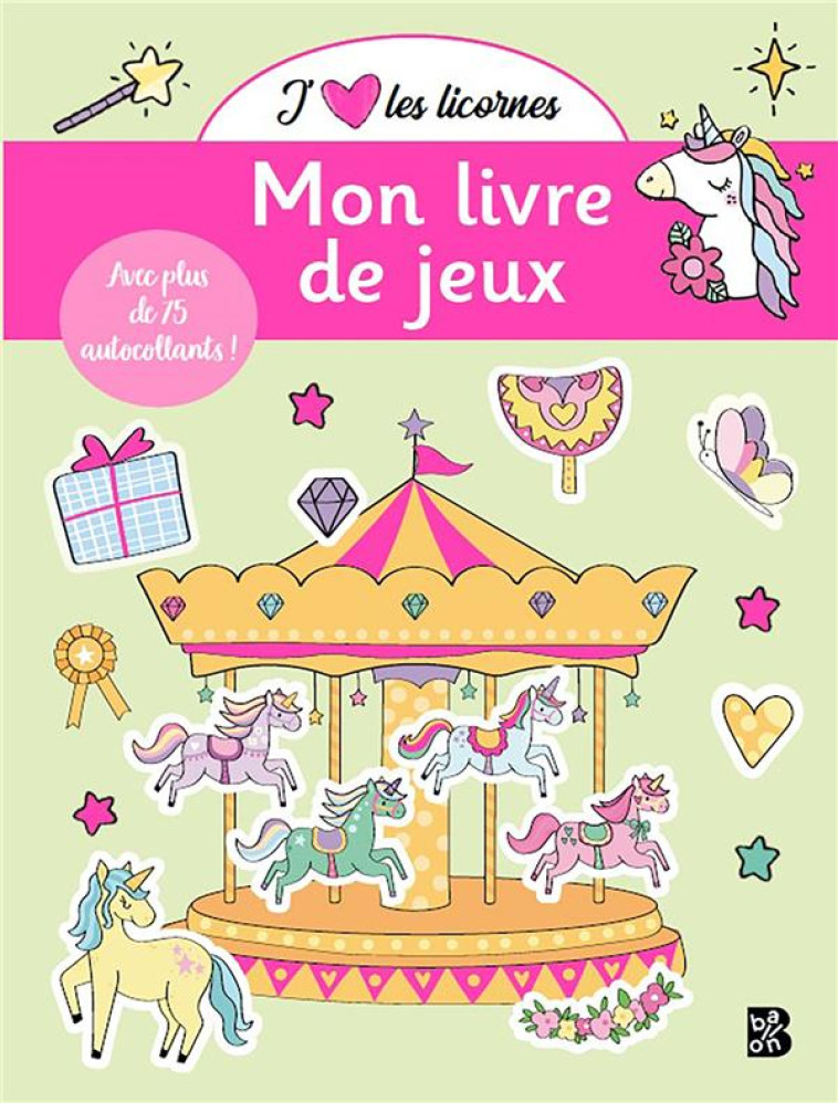 J-AIME LES LICORNES - LIVRE DE JEUX - XXX - NC