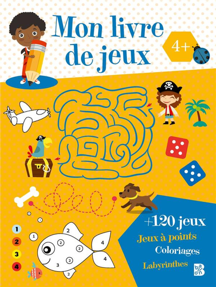 MON LIVRE DE JEUX - 4+ (JAUNE) - XXX - NC