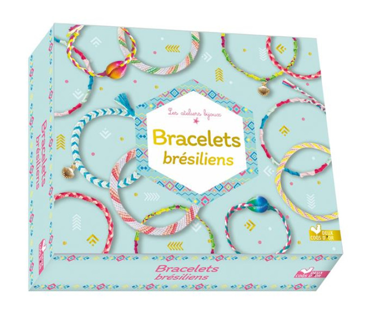 MES BRACELETS BRESILIENS - COFFRET AVEC ACCESSOIRES - LUPIN/RUBINI - HACHETTE