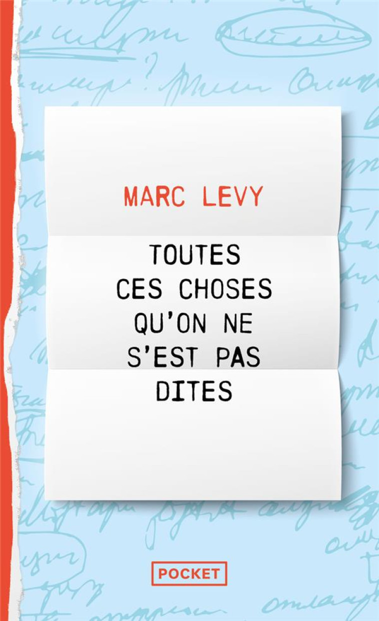 TOUTES CES CHOSES QU-ON NE S-EST PAS DITES - LEVY MARC - POCKET