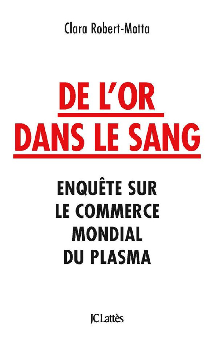 DE L'OR DANS LE SANG - CLARA ROBERT-MOTTA - CERF