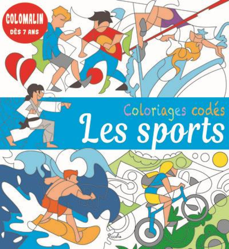 COLORIAGES CODES - LES SPORTS - MARIE - PICCOLIA