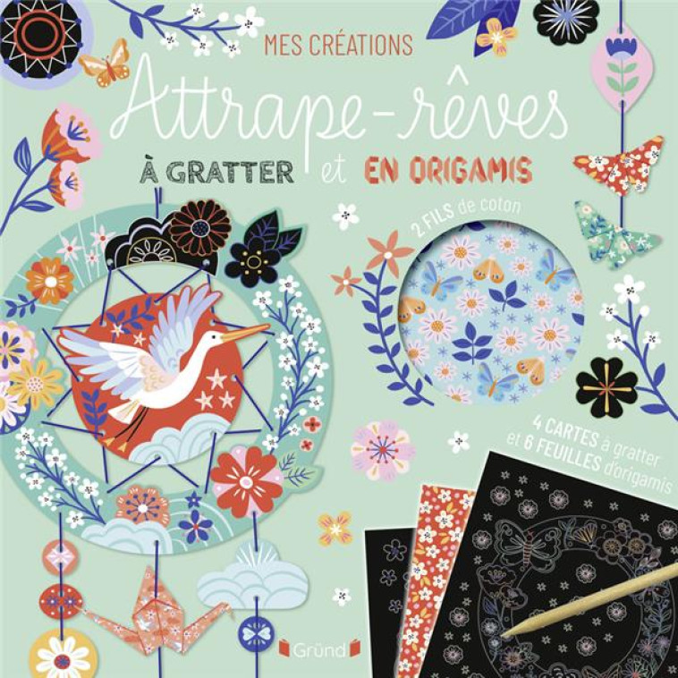 ATTRAPE-REVES A GRATTER ET ORIGAMIS - MONNIER - NC