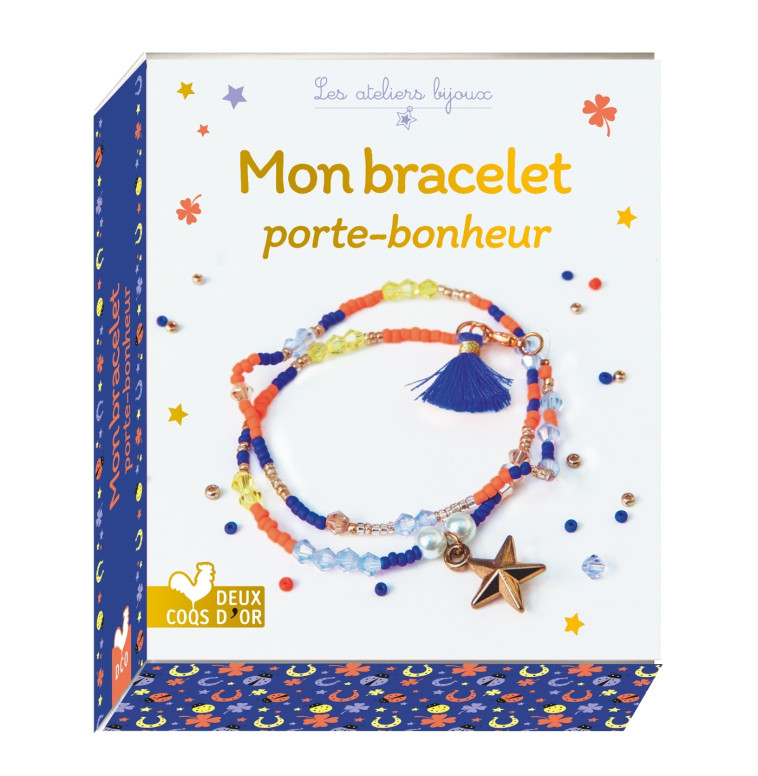 Mon bracelet porte-bonheur - mini coffret avec accessoires - Colomina Maevi - DEUX COQS D OR