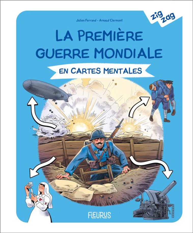 LA PREMIERE GUERRE MONDIALE EN CARTES MENTALES - FERRAND/CLERMONT - FLEURUS