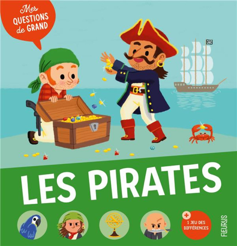 MES QUESTIONS DE GRAND LES PIRATES - ASTRID DUMONTET - FLEURUS