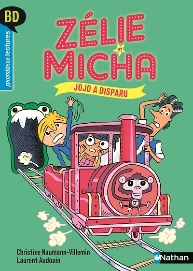 BD PREMIERES LECTURES - ZELIE ET MICHA T1: JOJO A DISPARU ! - VOL01 - Christine Naumann-Villemin - NATHAN