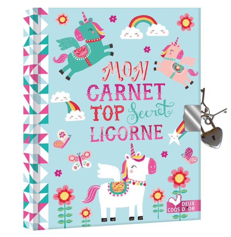 MON CARNET TOP SECRET LICORNE - ANGLICAS LOUISE - NC