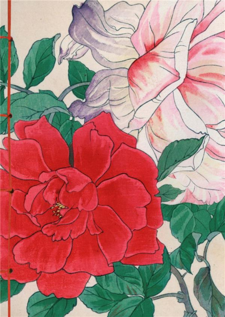 CARNET HAZAN ROSES DANS L'ESTAMPE JAPONAISE 16 X 23 CM (PAPETERIE) - XXX - NC